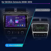 Skoda Octavia 2, A5 2004- 2013 10.1" Android Multimedia head unit — kép 2