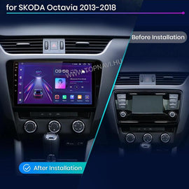 Skoda Octavia 3 A7 2013 - 2019 10.1" Android Multimédia fejegység - TopNAVI