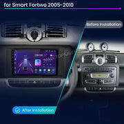 Smart Fortwo W451 2006- 2010 9" Android Multimedia head unit — kép 2