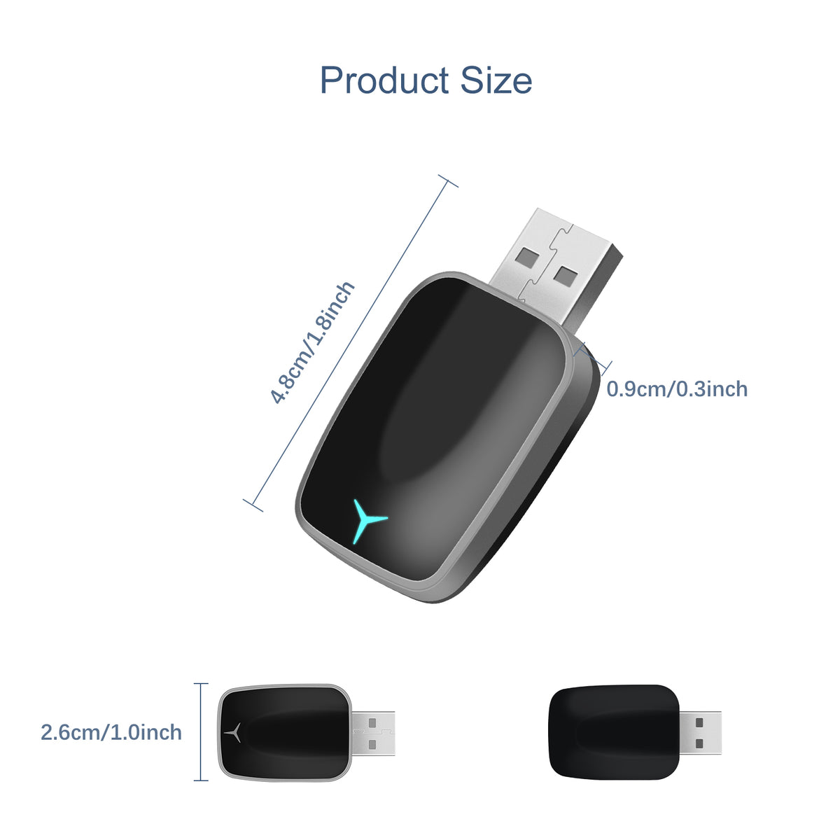 Vezeték nélküli Carplay/Android Auto adapter