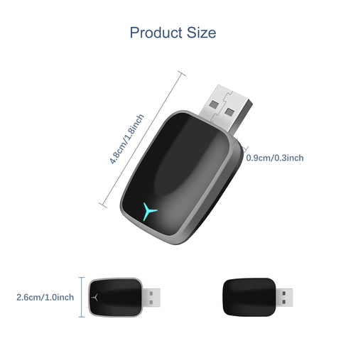 Vezeték nélküli Carplay/Android Auto adapter