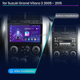 Suzuki Grand Vitara 2 2005 - 2015 9" Android Multimédia fejegység - TopNAVI