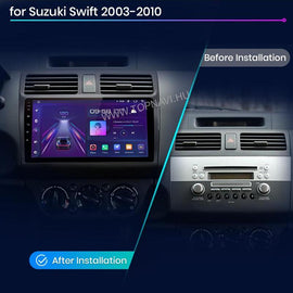 Suzuki Swift 2 2005 - 2010 10.1" Android Multimédia fejegység - TopNAVI