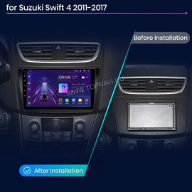 Suzuki Swift 3 2010 - 2017 9" Android Multimédia fejegység - TopNAVI