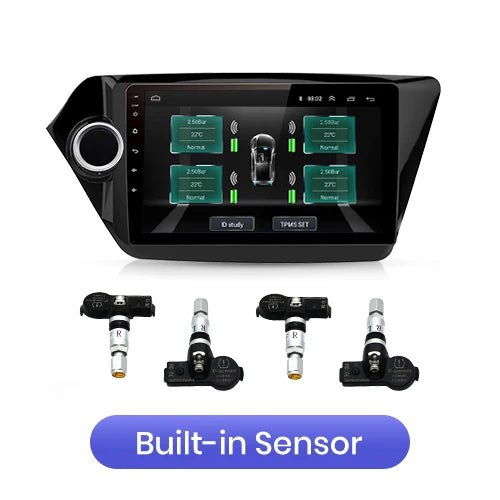 TMPS guminyomás figyelő rendszer autórádió, hifi, rádió és fejegység nagy kijelzővel, CarPlay, Android autó, Wifi és Bluetooth támogatással,