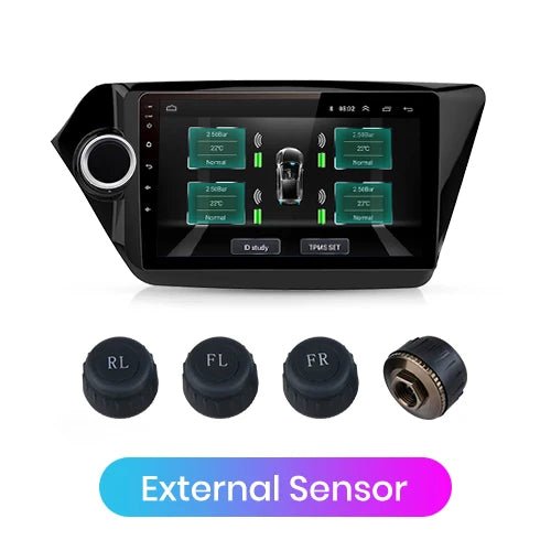 TMPS guminyomás figyelő rendszer autórádió, hifi, rádió és fejegység nagy kijelzővel, CarPlay, Android autó, Wifi és Bluetooth támogatással,