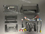 Fiat, Abarth 500 2007-2016 9" Black Android multimedia car radio touchscreen head unit - Hátulja