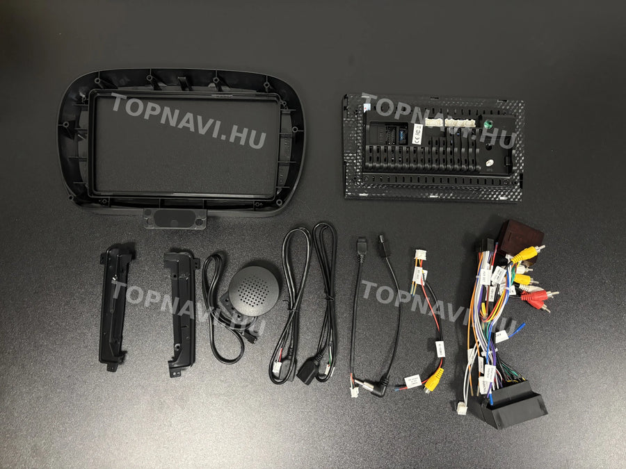 Fiat 500X 2014-2023 9" Android multimedia car radio touchscreen head unit - Hátulja