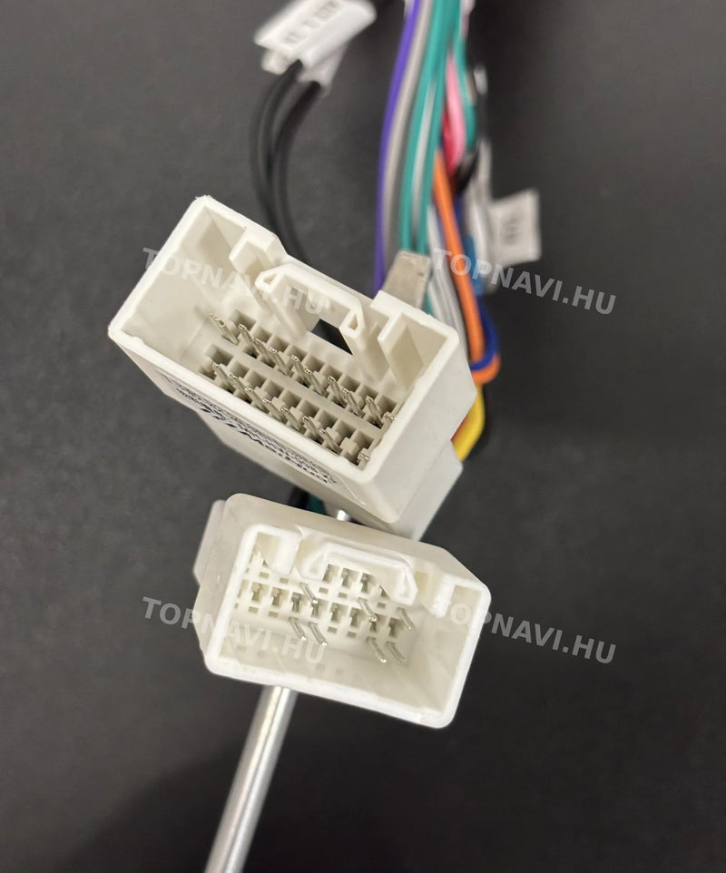 Mitsubishi ASX 2010- 2021 10.1" Android Multimedia head unit - csatlakozó