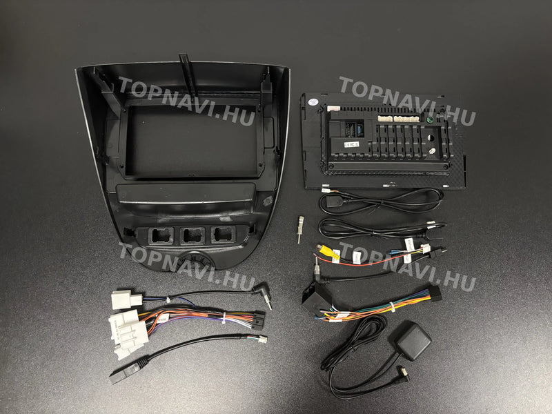 Toyota Aygo 2005- 2014 10.1" Android Multimedia Head Unit - hátulja