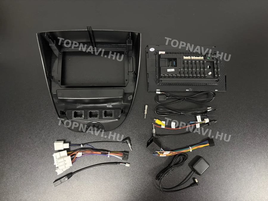 Toyota Aygo 2005-2014 10.1" Android multimedia car radio touchscreen head unit - Hátulja