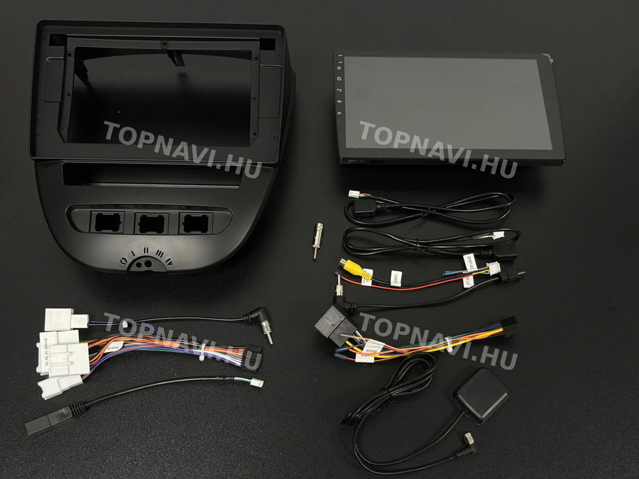 Toyota Aygo 2005-2014 10.1" Android multimedia car radio touchscreen head unit - Eleje
