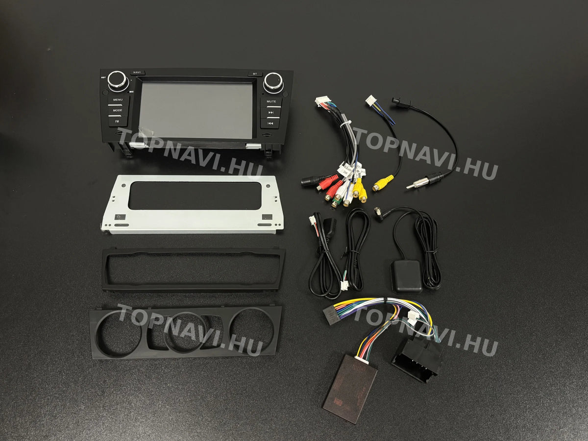 BMW E90 E91 E92 E93 2005–2012 7" Android multimedia car radio touch screen head unit - Eleje