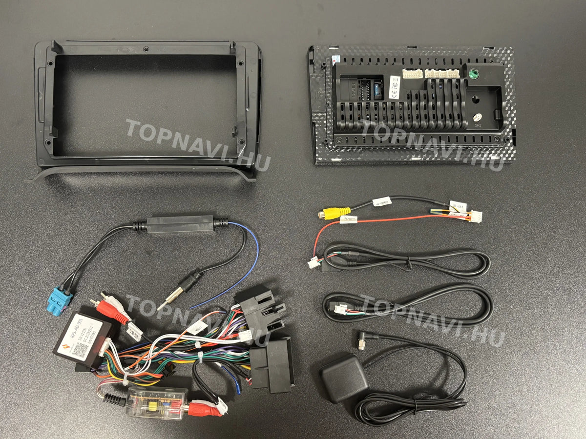 Audi TT MK2 8J 2006–2014 9" Android multimedia car radio touch screen head unit - Hátulja