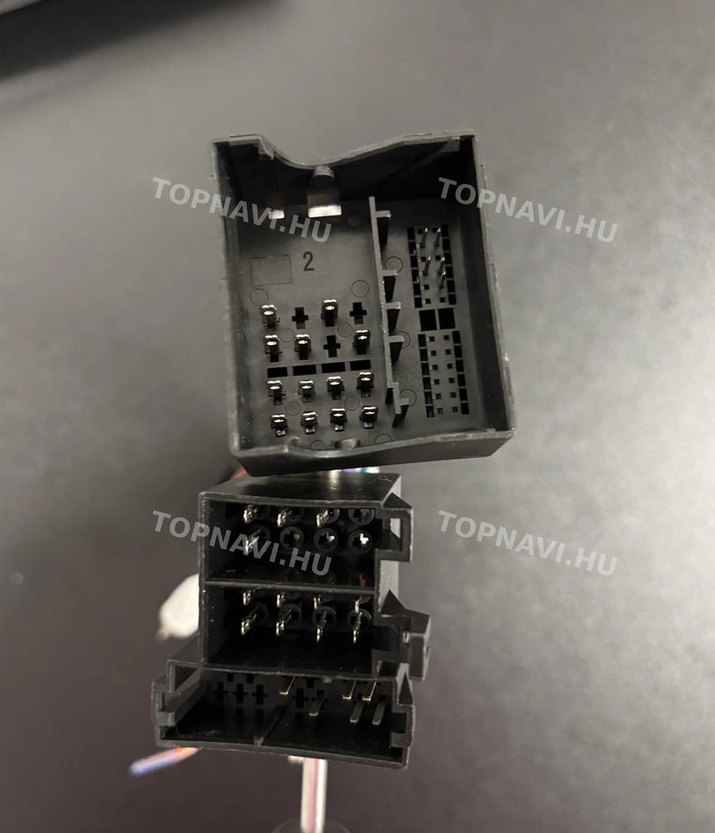 Audi TT MK2 8J 2006–2014 9" Android multimedia car radio touch screen head unit - csatlakozó
