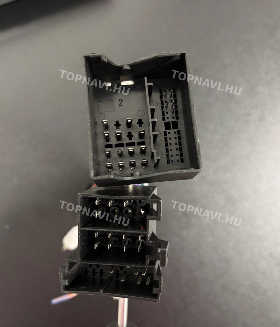 Audi TT MK2 8J 2006–2014 9" Android multimedia car radio touch screen head unit - Csatlakozó