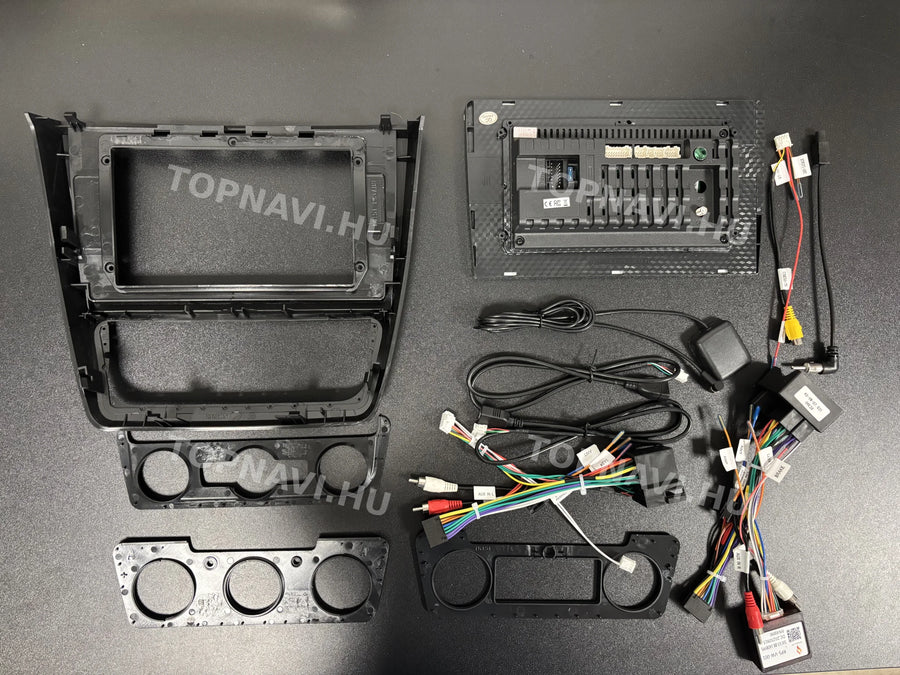 Skoda Yeti 5L 2009-2017 10.1" Android multimedia car radio touchscreen head unit - Hátulja