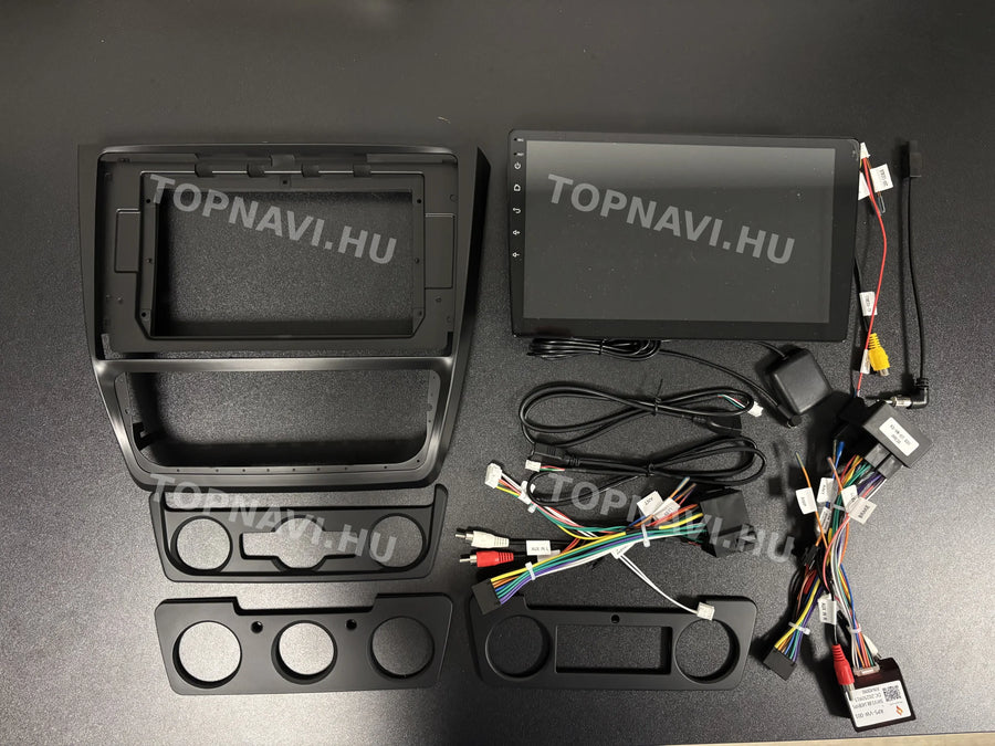 Skoda Yeti 5L 2009-2017 10.1" Android multimedia car radio touchscreen head unit - Eleje