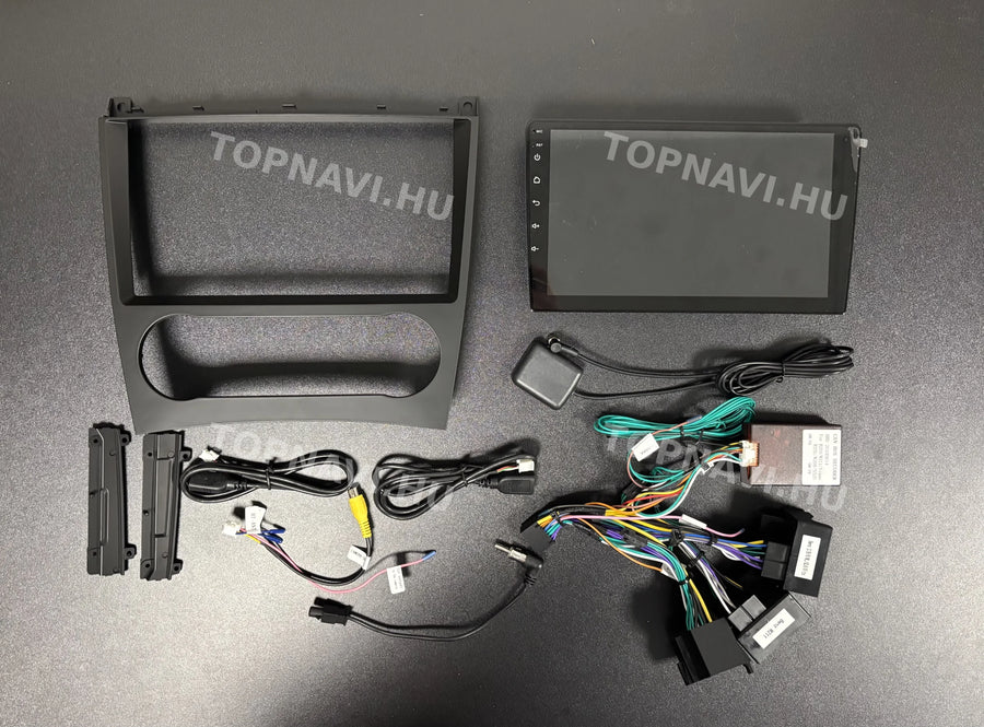 Mercedes-Benz C W203 / CLC W203 / CLK W209 9" Android multimedia car radio touchscreen head unit - Eleje