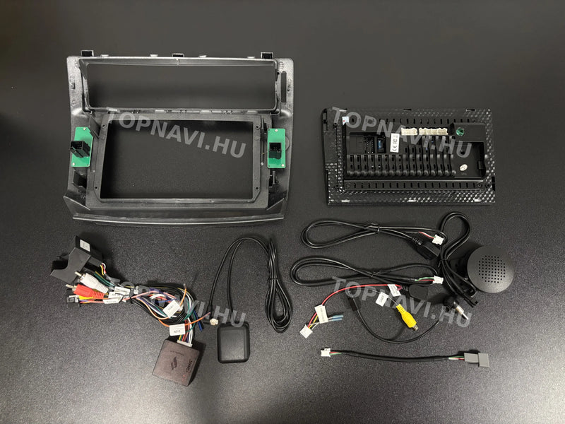 Citroen C4 2004-2010 9" Android Multimedia Head Unit - hátulja