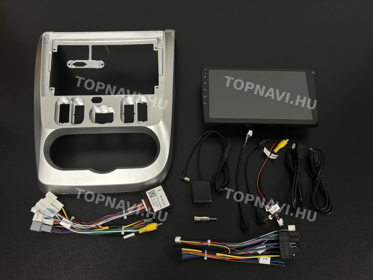 Dacia Logan, Sandero 2009-2015 9" Android Multimedia Head Unit - Eleje