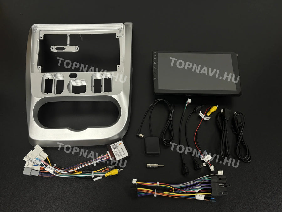 Dacia Logan, Sandero 2009-2015 9" Android multimedia car radio touch screen head unit - Eleje