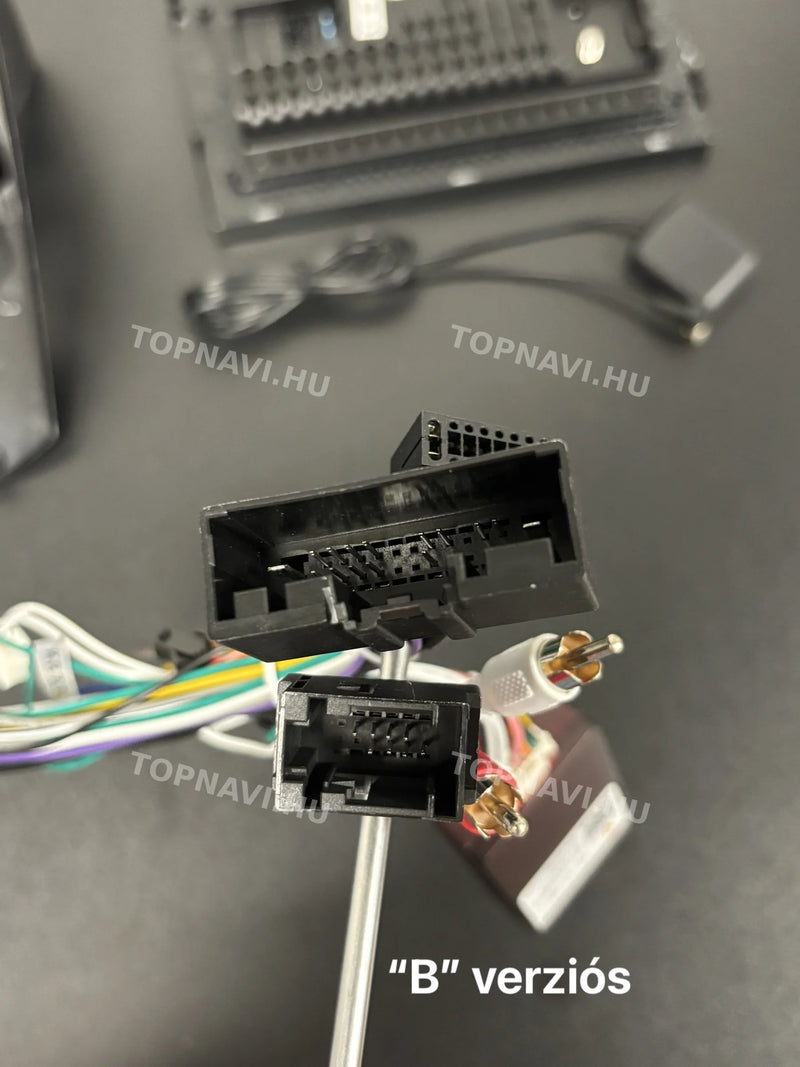 Ford Fiesta MK7 2009-2017 9" Android multimedia car radio touchscreen head unit - csatlakozó