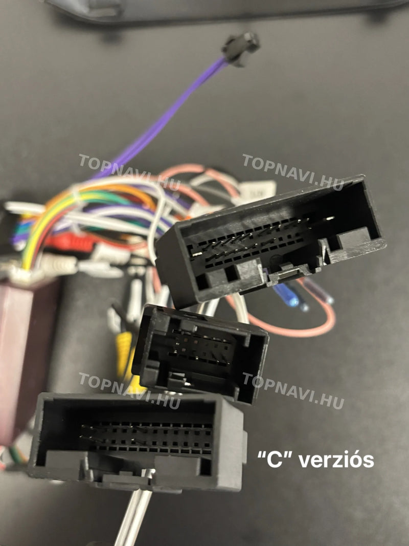 Ford Fiesta MK7 2009-2017 9" Android multimedia car radio touchscreen head unit - csatlakozó