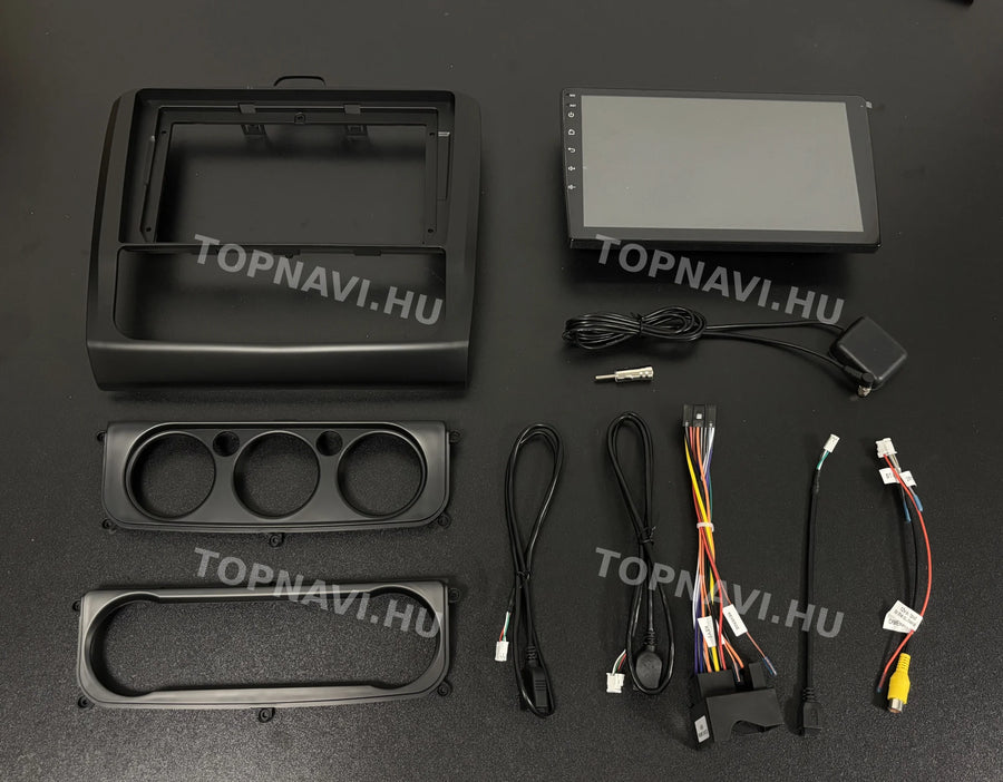 Ford Focus Mk2 2004-2010 Black 9" Android multimedia car radio touchscreen head unit - Eleje