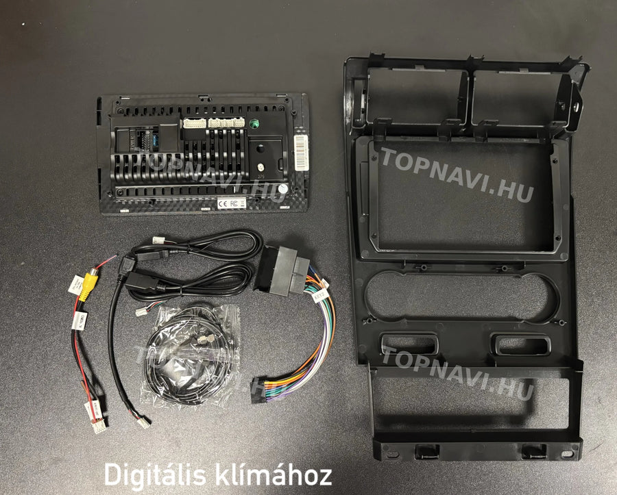Ford Mondeo 2000-2007 9" Android multimedia car radio touchscreen head unit - Hátulja