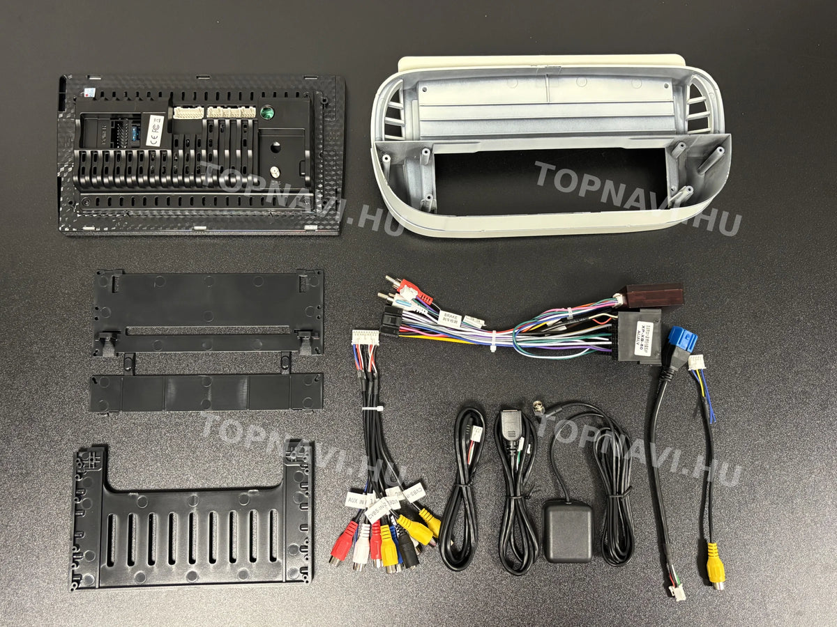 Fiat Abarth 500 2007–2016 9" Android multimedia car radio touch screen head unit - Hátulja