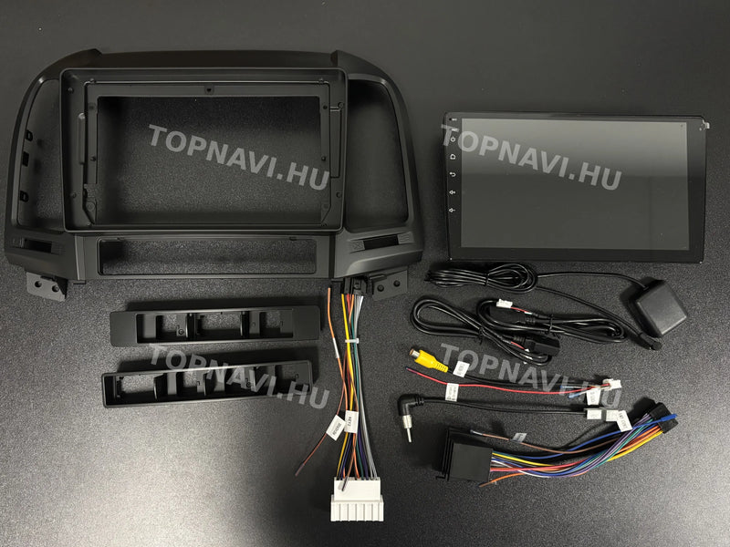 Hyundai Santa Fe 2006- 2012 9" Android Multimedia Head Unit - eleje