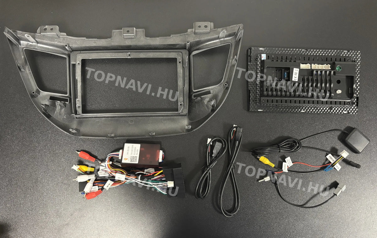Hyundai Tucson 3 2015- 2019 9" Android Multimedia Head Unit - Hátulja