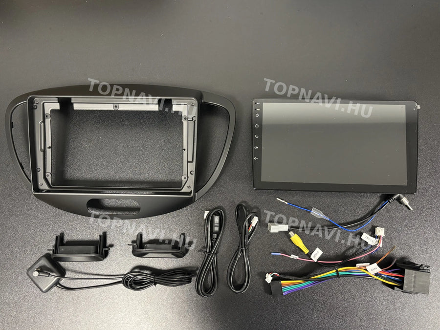 Hyundai i10 2007-2013 9" Android multimedia car radio touchscreen head unit - Eleje