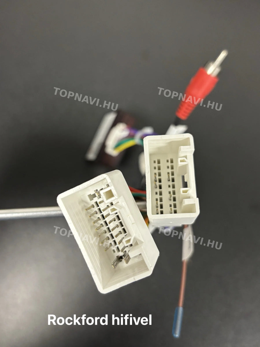 Mitsubishi Lancer 2007-2014 10.1" Android multimedia car radio touchscreen head unit - Csatlakozó