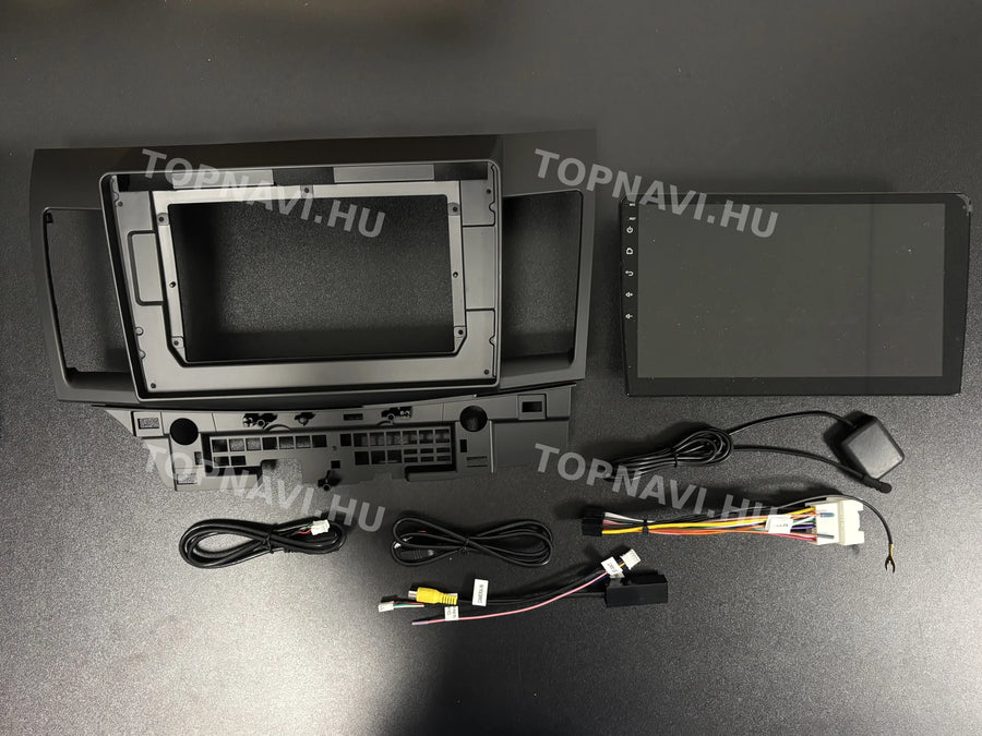 Mitsubishi Lancer 2007-2014 10.1" Android multimedia car radio touchscreen head unit - Eleje