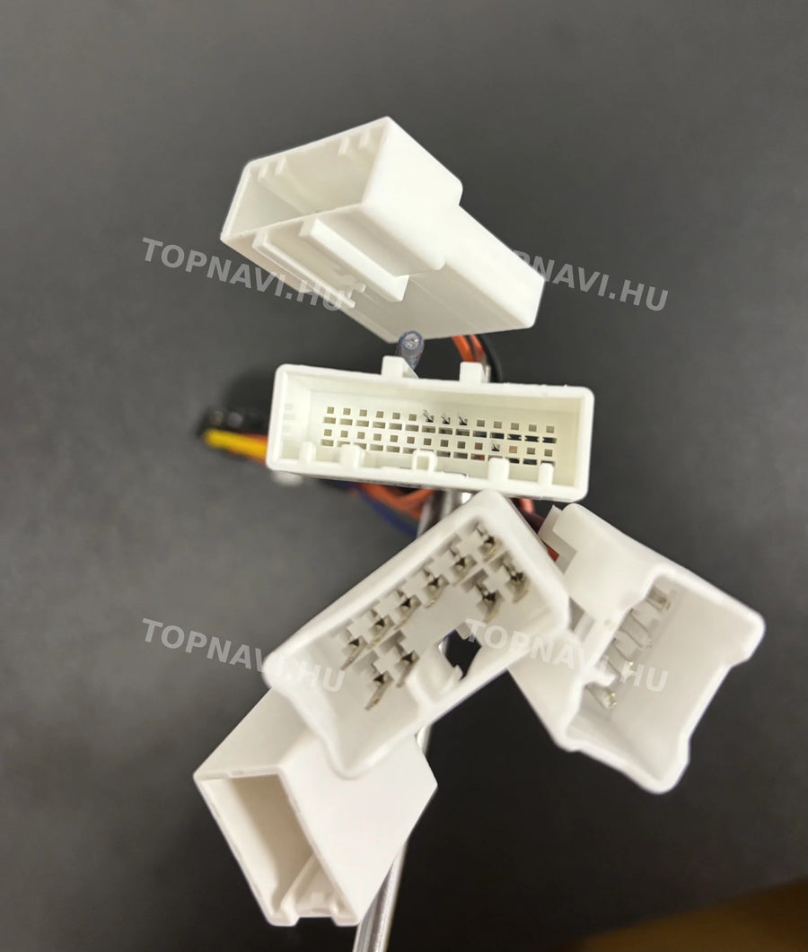 Toyota Auris 2006-2012 9" Android multimedia car radio touchscreen head unit - Csatlakozó