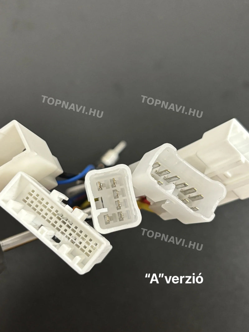 Toyota Verso 2009- 2018 9" Android Multimedia Head Unit - csatlakozó