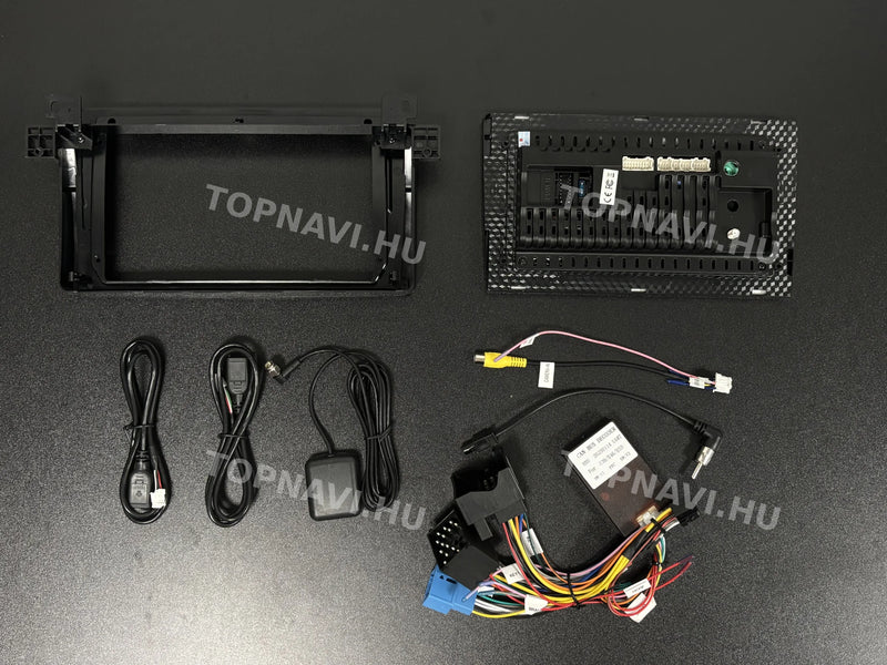 BMW E46 1998–2006 9" Android multimedia car radio touch screen head unit - hátulja