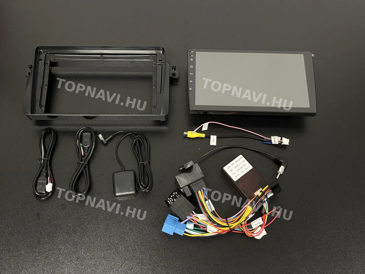 BMW E46 1998–2006 9" Android multimedia car radio touch screen head unit - Eleje