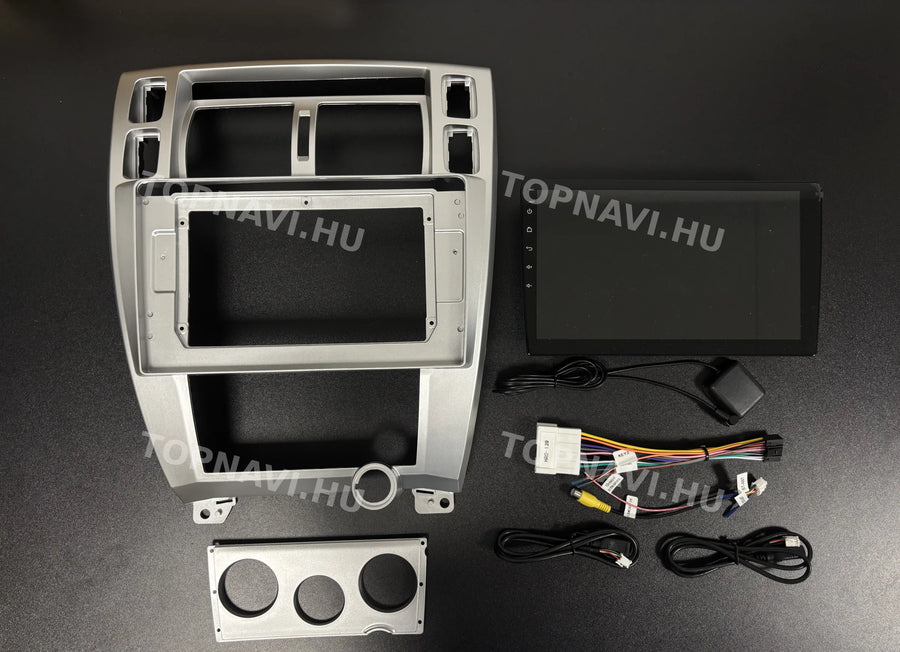 Hyundai Tucson 2005-2009 10.1" Android multimedia car radio touchscreen head unit - Eleje