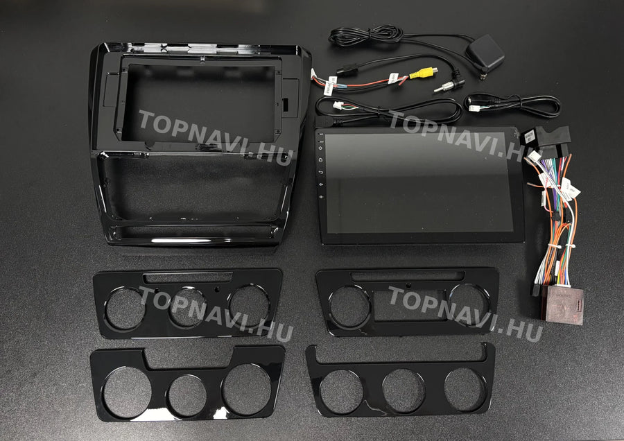 Skoda Octavia 2 A5 2004-2013 10.1" Android multimedia car radio touchscreen head unit - Eleje