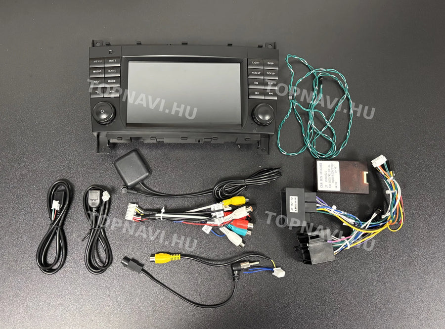 Mercedes-Benz C W203 / CLC W203 / CLK W209 7" Android multimedia car radio touchscreen head unit - Eleje
