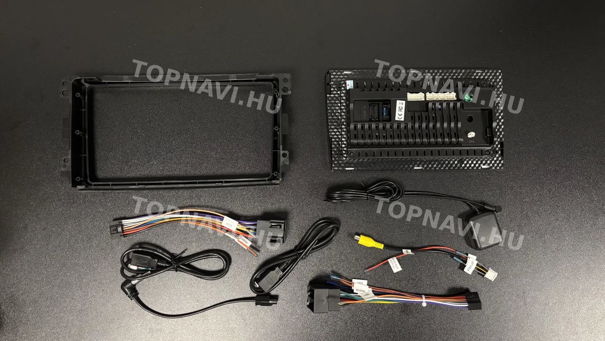 Smart Fortwo W451 2006- 2010 9" Android Multimedia head unit - Hátulja