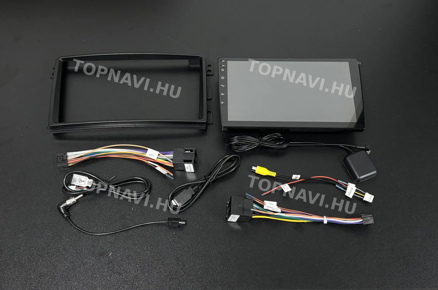 Smart Fortwo W451 2006-2010 9" Android multimedia car radio touchscreen head unit - Eleje