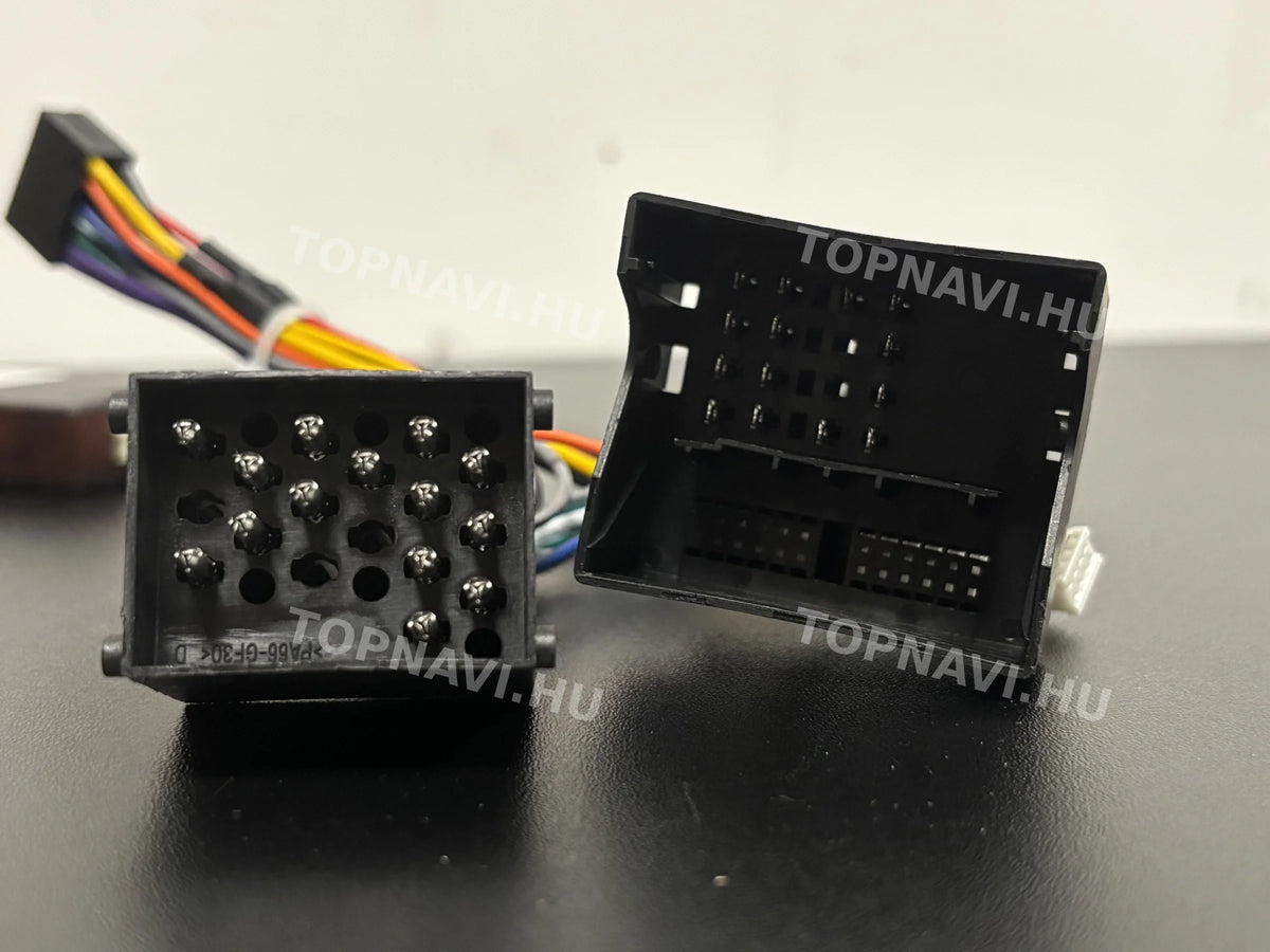 BMW E46 1998–2006 7" Android multimedia car radio touch screen head unit - Csatlakozó