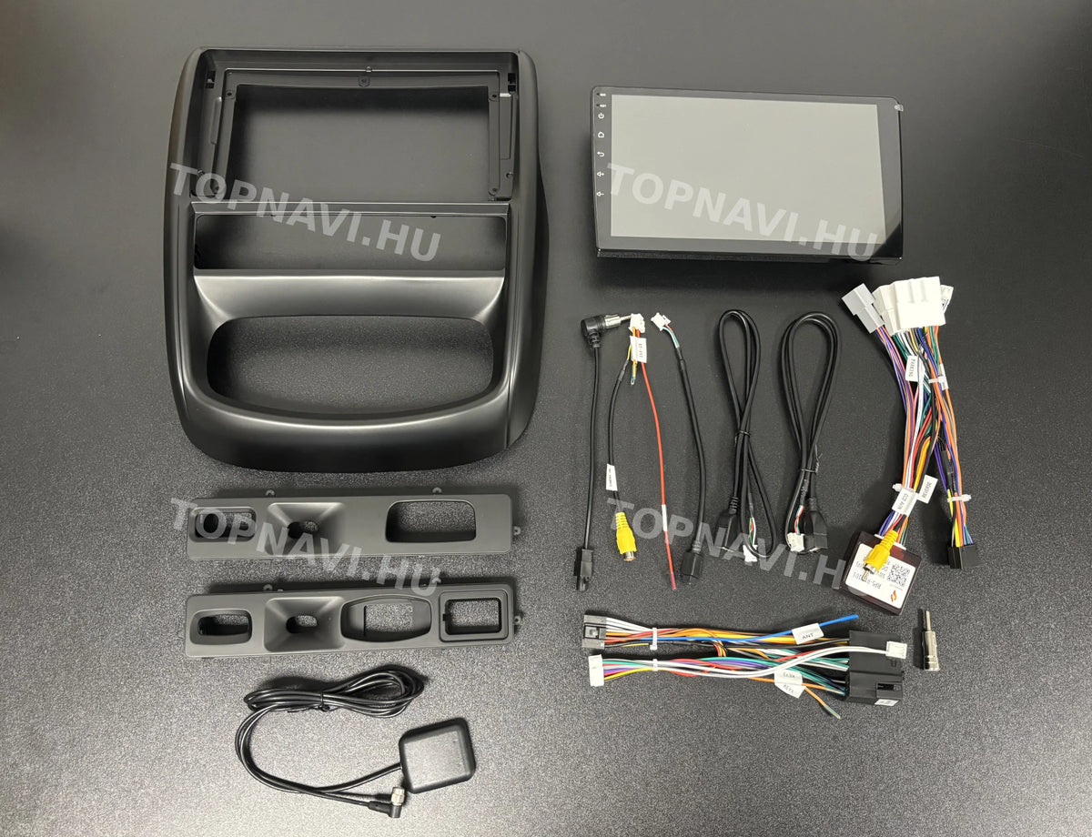 Dacia Duster 2010-2015 9" Android Multimedia Head Unit - Eleje