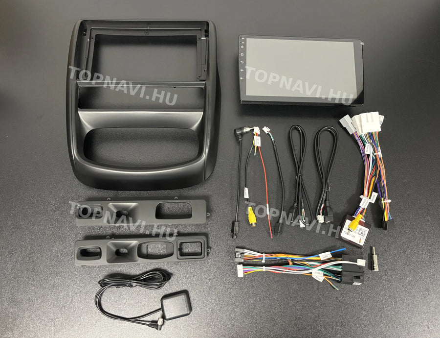 Dacia Duster 2010-2015 9" Android multimedia car radio touchscreen head unit - Eleje