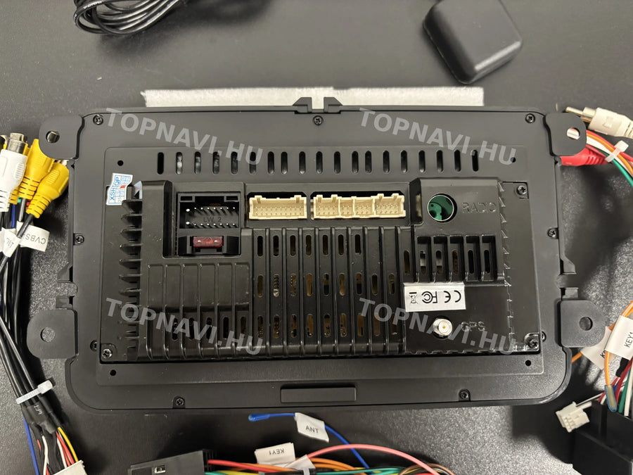 Volkswagen 7" Android multimedia car radio touchscreen head unit - Hátulja