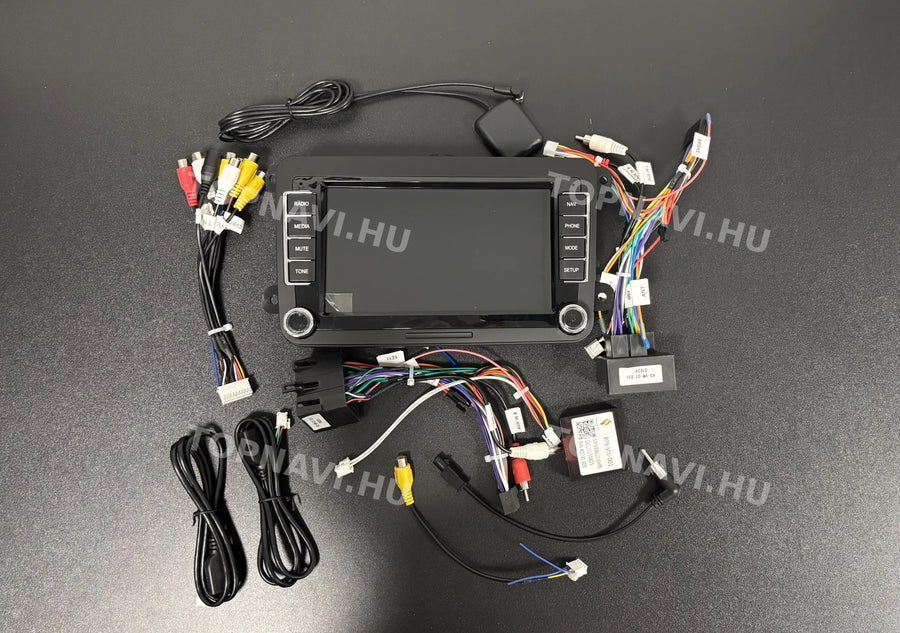 Volkswagen 7" Android multimedia car radio touchscreen head unit - Eleje
